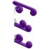 Vibrador Duo Caracol - recargable, 3 en 1 estimulador (púrpura)