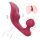 Chomper HD - Vibrador doble: clítoris y anal (rojo)