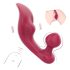 Chomper HD - Vibrador doble: clítoris y anal (rojo)