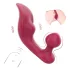 Sex HD Chomper - vibrador doble clítoris y anal - silicona roja