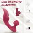 Chomper HD - Vibrador doble: clítoris y anal (rojo)