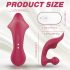 Chomper HD - Vibrador doble: clítoris y anal (rojo)
