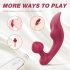 Chomper HD - Vibrador doble: clítoris y anal (rojo)