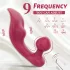 Sex HD Chomper - vibrador doble clítoris y anal - silicona roja