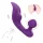 Sex HD Chomper - vibrador doble impermeable para clítoris y anal - lila