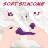 Sex HD Chomper - vibrador doble impermeable para clítoris y anal - lila