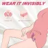 Sex HD Chomper - vibrador doble impermeable para clítoris y anal - lila