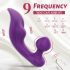 Sex HD Chomper - vibrador lila resistente al agua para clítoris y ano