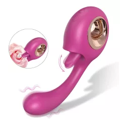 Sex HD - vibrador de chupete y punto G (rojo)