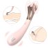 Sex HD - vibrador recargable y rueda estimulante (rosa)