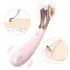 Sex HD - vibrador recargable, resistente a salpicaduras con rueda de estimulación (rosa)