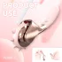 Sex HD - vibrador recargable, resistente a salpicaduras con rueda de estimulación (rosa)