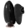 Sex HD Mirror - vibrador con función de calor y succión - silicona negra