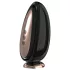 Sex HD Mirror - vibrador con función de calor y succión - silicona negra