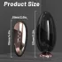 Sex HD Mirror - vibrador con función de calor y succión - silicona negra