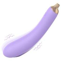 Sex HD - vibrador forma de berenjena - silicona - lila