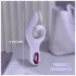 Sex HD - vibrador de punto G con brazo para el clítoris (lila)