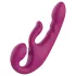 SEX HD Co-op Bliss - vibrador arnés con estimulador de clítoris - silicona lila