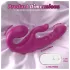 SEX HD Co-op Bliss - vibrador arnés con estimulador de clítoris - silicona lila