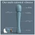 SEX HD Dancer - vibrador masajeador - silicona - color turquesa