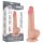 Lovetoy Piel Deslizante - dildo de doble capa con ventosa - 19,5cm (natural)