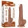 Lovetoy - consolador realista con testículos - doble capa 19,5 cm color natural