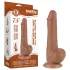 Lovetoy - consolador realista con testículos - doble capa 19,5 cm color natural