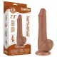 Lovetoy - consolador realista con testículos - doble capa 19,5 cm color natural