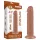 Lovetoy Sliding-Skin - consolador con ventosa doble capa 20 cm color natural