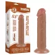 Lovetoy Sliding-Skin - consolador con ventosa doble capa 20 cm color natural
