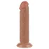 Lovetoy Sliding-Skin - consolador con ventosa doble capa 20 cm color natural