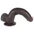 Lovetoy Sliding-Skin - consolador con ventosa - doble capa - 20,8 cm - marrón