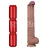 Lovetoy - dildo realista XXL - doble capa - 36,5 cm - color natural