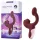 Magic Motion Magic Ponder - vibrador 2 en 1 con brazo para clítoris - burdeos