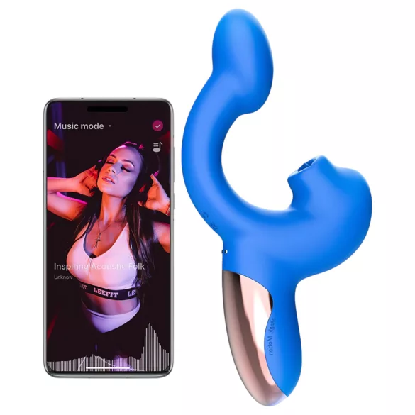 Magic Motion Magic Ponder - Vibrador doble estimulación - silicona azul