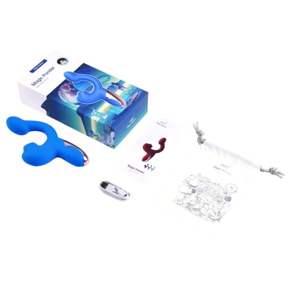 Magic Motion Magic Ponder - Vibrador doble estimulación - silicona azul