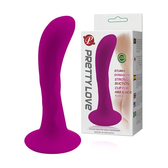 Pretty Love Baile - plug anal rosado con ventosa