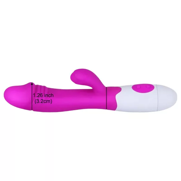 Pretty Love Snappy - vibrador punto G con estimulador de clítoris
