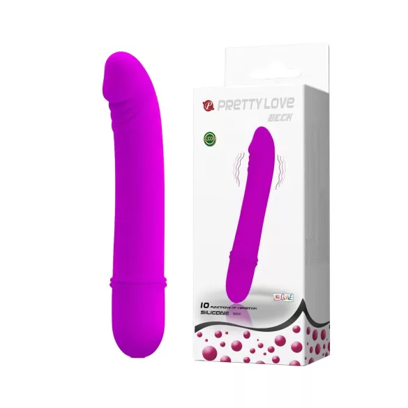 Pretty Love Beck - vibrador punto G impermeable - silicona rosa