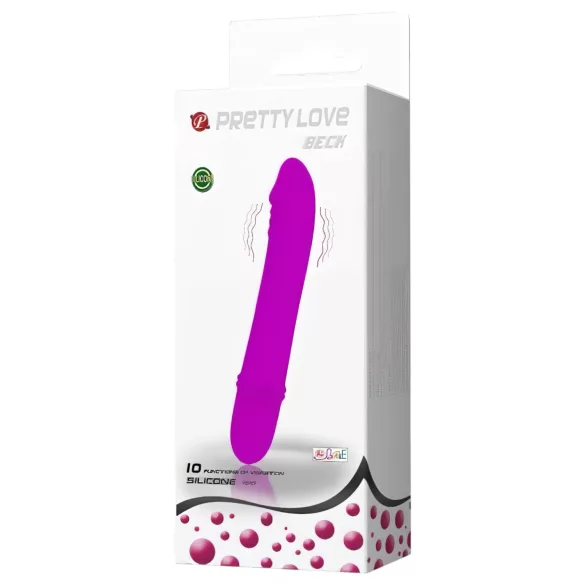 Pretty Love Beck - vibrador punto G impermeable - silicona rosa