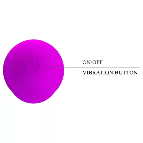 Pretty Love Beck - vibrador punto G impermeable - silicona rosa