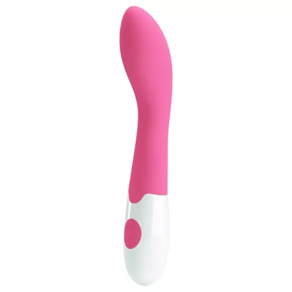 Pretty Love Bishop - vibrador punto G impermeable - silicona rosa-blanco