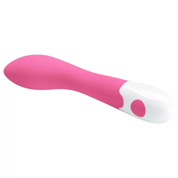 Pretty Love Bishop - vibrador punto G impermeable - silicona rosa-blanco