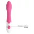 Pretty Love Bishop - vibrador punto G impermeable - silicona rosa-blanco