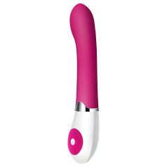  Pretty Love Daniel - vibrador punto G resistente al agua - silicona rosa/blanco
