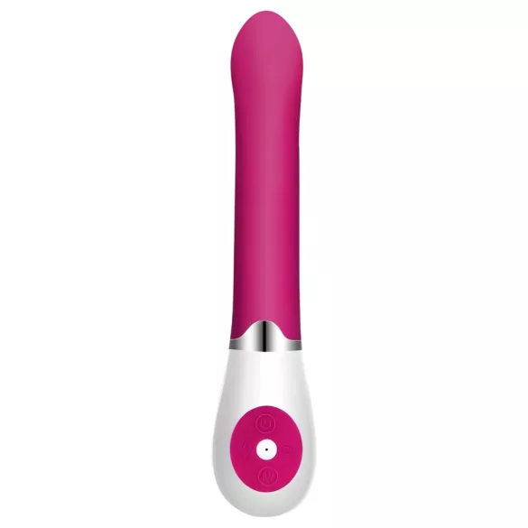 Pretty Love Daniel - vibrador punto G resistente al agua - silicona rosa/blanco