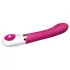 Pretty Love Daniel - vibrador punto G resistente al agua - silicona rosa/blanco