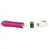 Pretty Love Daniel - vibrador punto G resistente al agua - silicona rosa/blanco