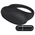 Pretty Love Bertram - anillo para pene vibrador impermeable - silicona negra