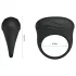 Pretty Love Bertram - anillo para pene vibrador impermeable - silicona negra